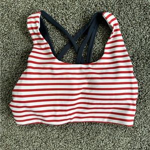 Senita Athletics strappy sports bra in Liberty